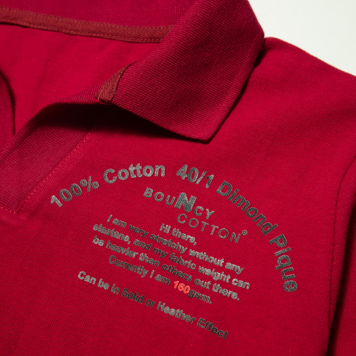 T-Shirts Made of Natural Stretchy Bouncy Cotton